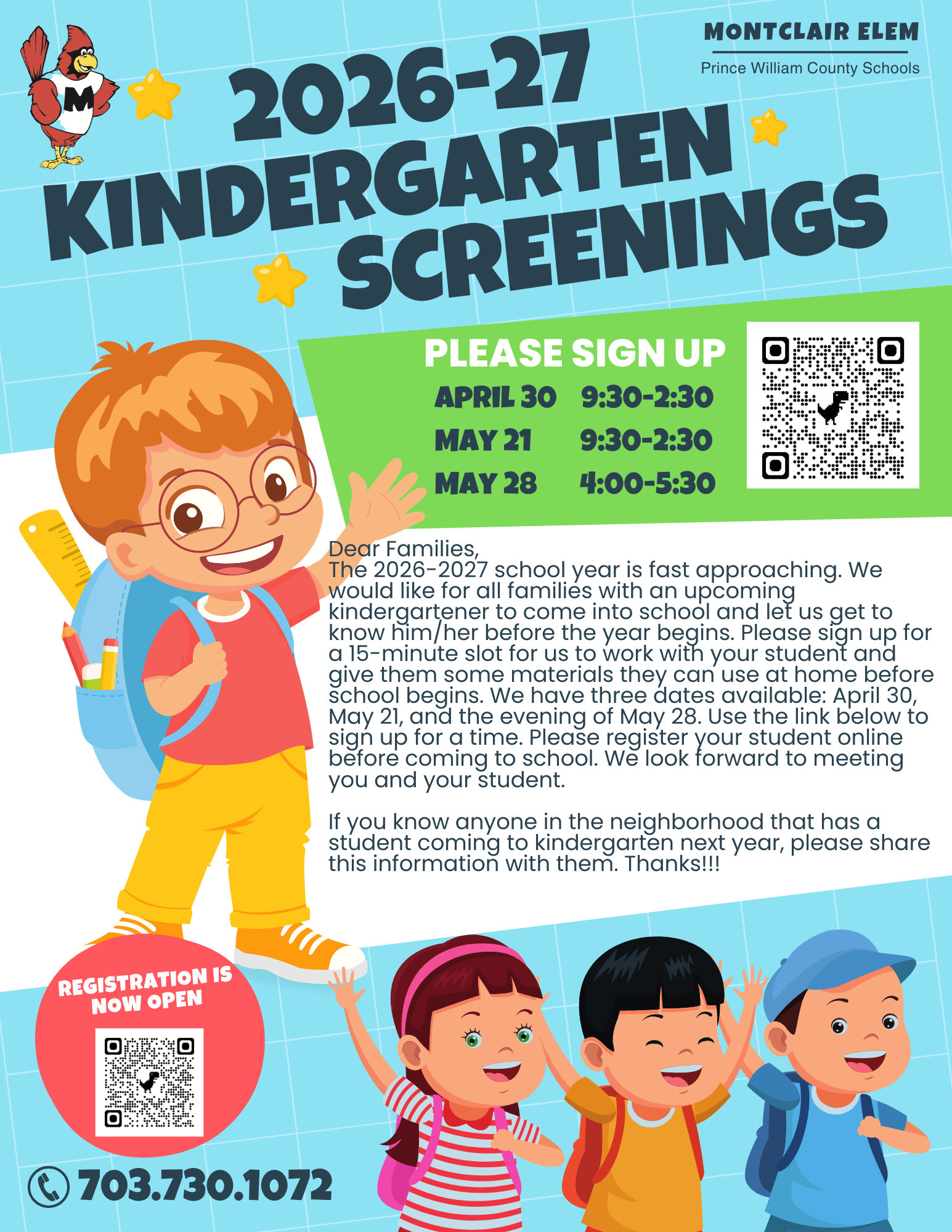 KG registration dates english