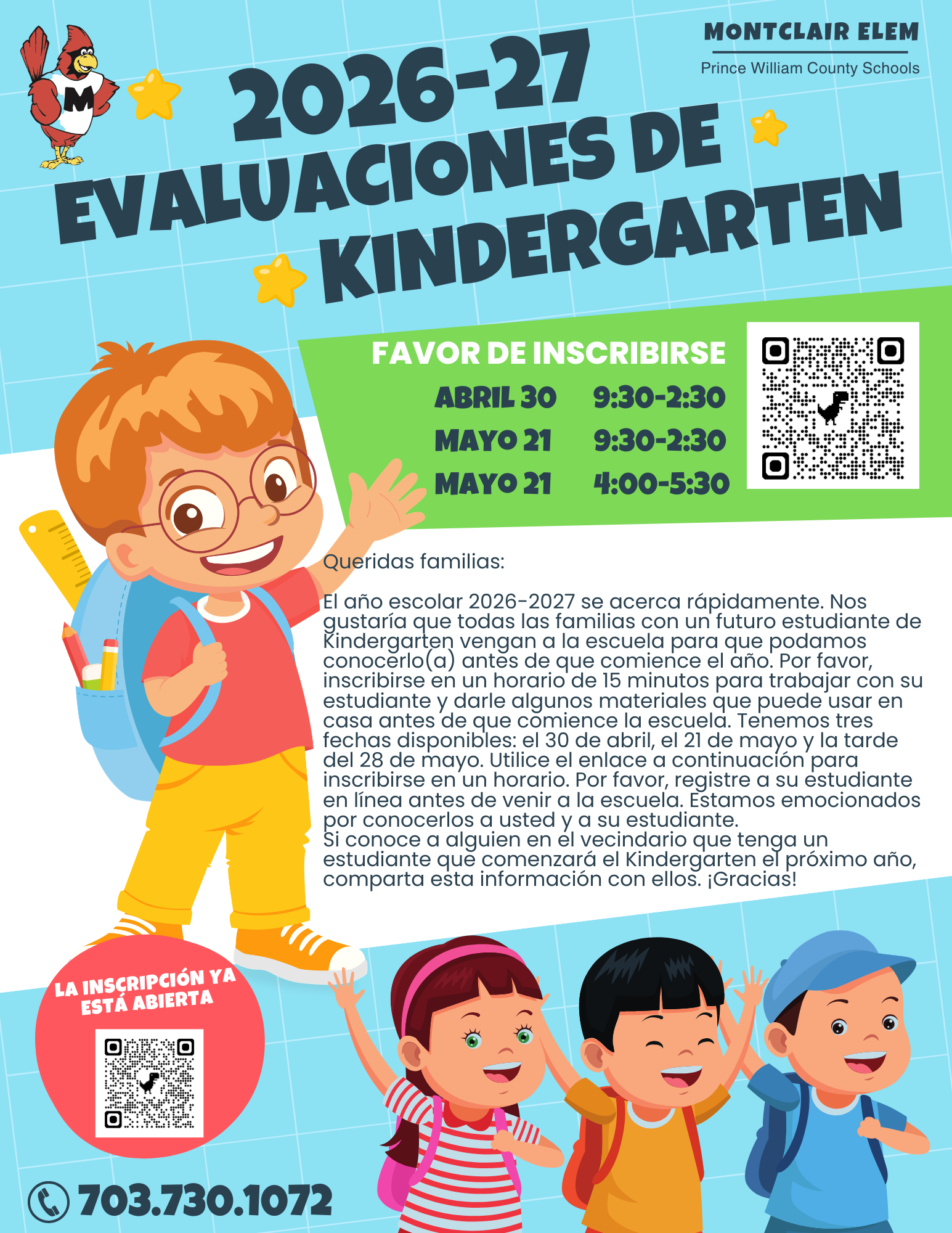 kg registration dates spanish